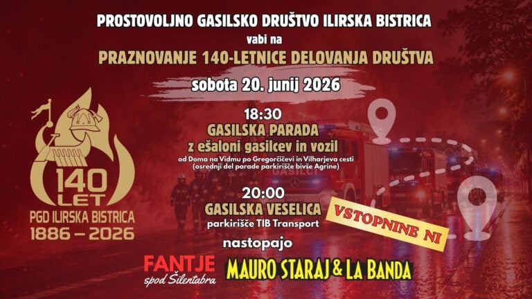 🚒 140 let PGD Ilirska Bistrica – Gasilska parada in veselica 🎉