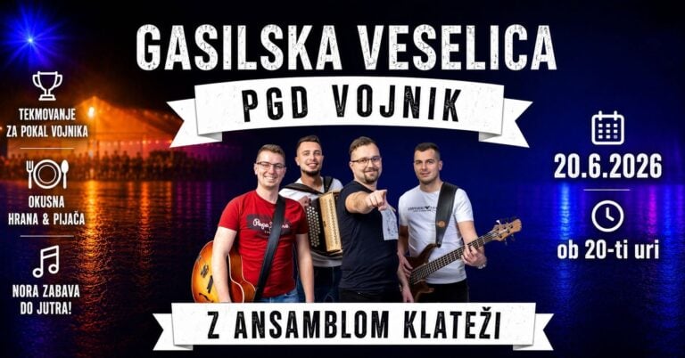 GASILSKA VESELICA PGD VOJNIK Z ANSAMBLOM KLATEŽI
