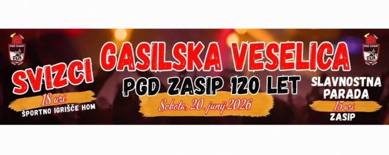 Gasilska veselica z Ansamblom Svizci — 